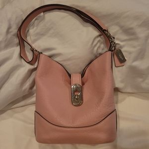Coach Pebble Leather Amber Duffle Handbag